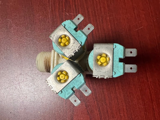 Speed Queen Washer Inlet Valve 3-Way 24v 50/60Hz 33590008 [Used]