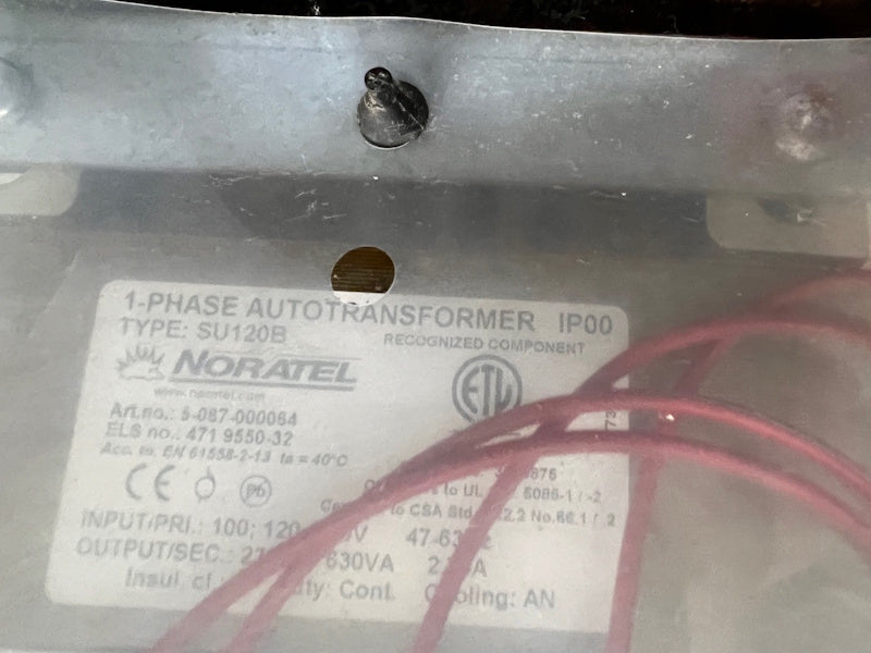 Wascomat 471955032 Transformer 100, 120, 200V 47-63Hz / 230V 630VA [Used]