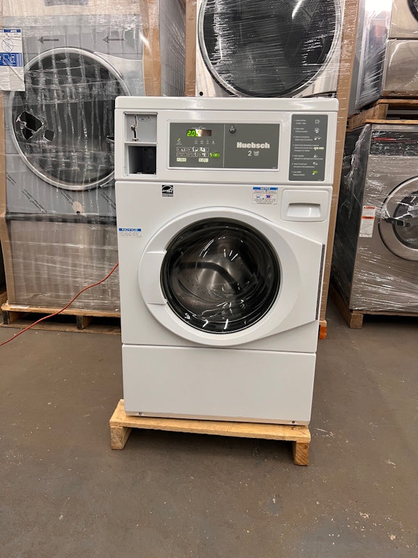 Huebsch HFNKCASP113TW01 Commercial Front Load Washer 120V 60Hz Coin Op 2016 [Used]