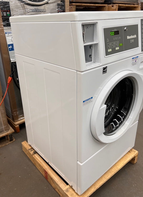 Huebsch HFNKCASP113TW01 Commercial Front Load Washer 120V 60Hz Coin Op 2016 [Used]
