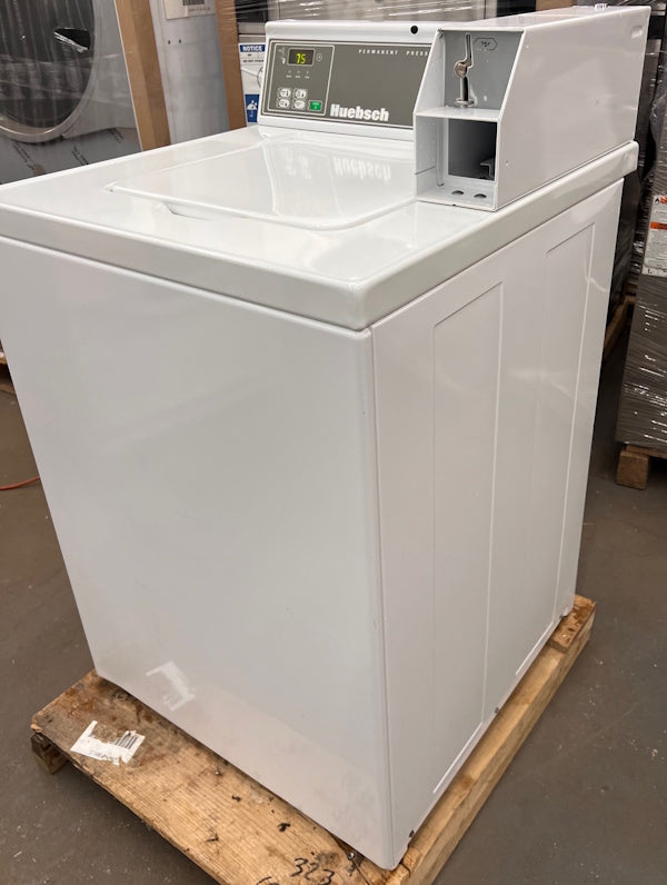 Huebsch HWNBC2PP112TW01 Commercial Top Load Washer 120V 60Hz Coin Op 2016 [Used]