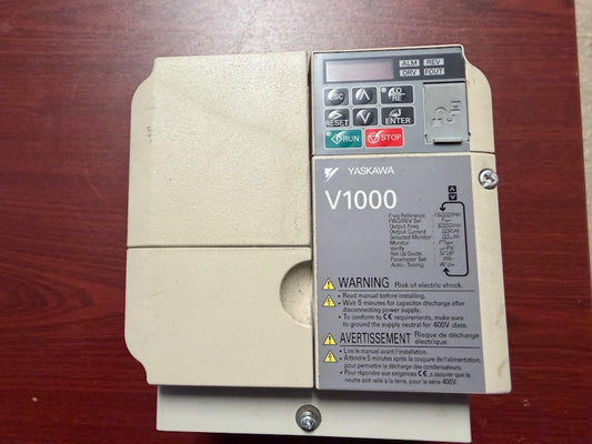 Milnor CIMR-VU2A0002FAA INVERTER AC3PH 200-240V 50/60Hz 24.0A/18.9A [Used]