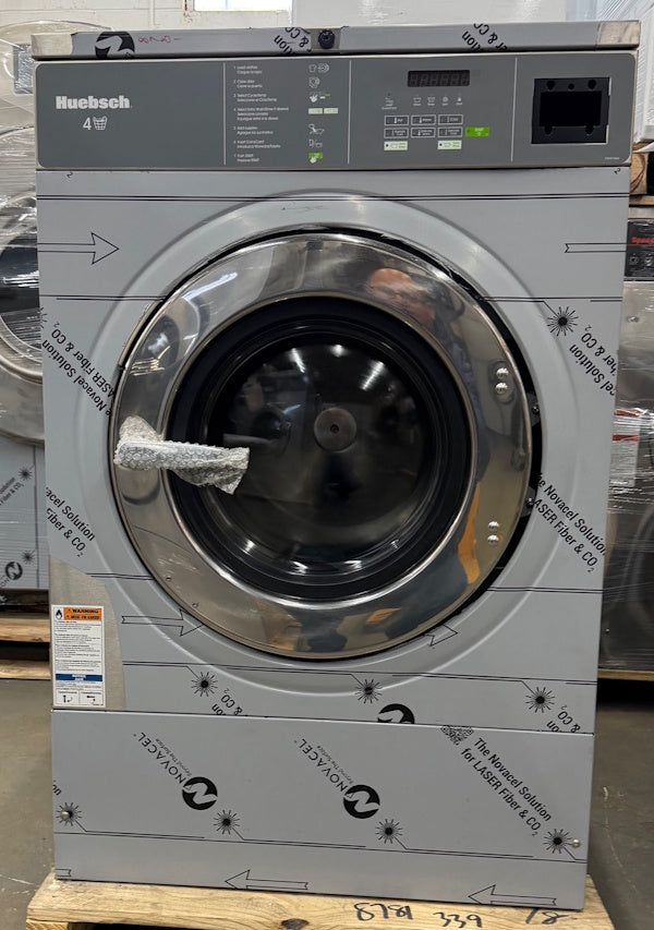 Huebsch HCT040 Front Load Washer 40Lb 200-240V 50-60Hz 1/3Ph SS Card Re OPL 2025[Open Box]