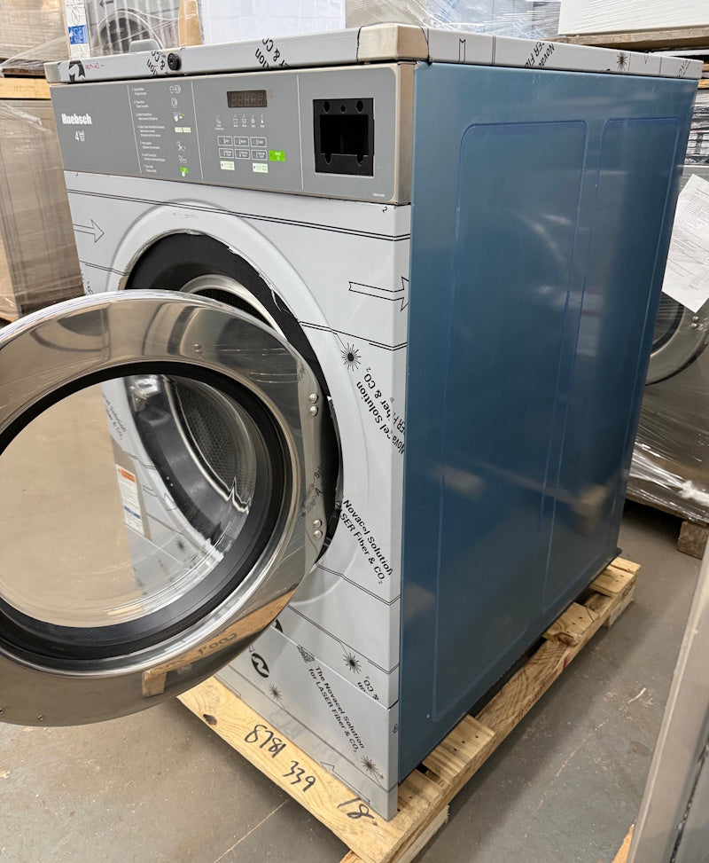 Huebsch HCT040 Front Load Washer 40Lb 200-240V 50-60Hz 1/3Ph SS Card Re OPL 2025[Open Box]