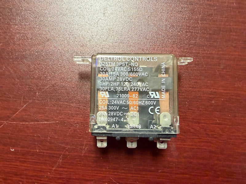 Speed Queen Huebsch 70210901P TU20581 70081501  Dryer Relay 24V/50-60HZ [Used]