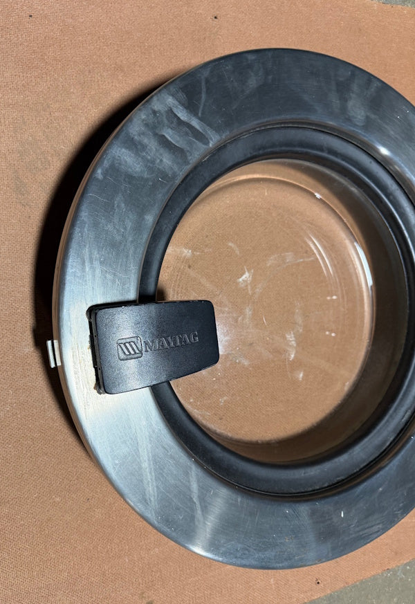 Maytag 18Lb washer door assembly w/handle glass 23001363 23001364 23003700[Used]