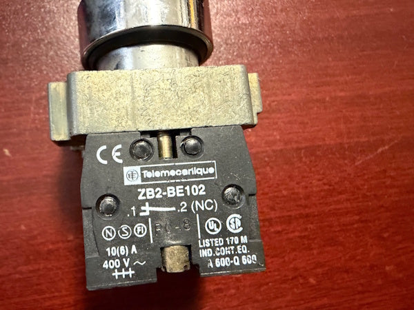 Contact Block Telemecanique ZB2-BE102 400V for Maytag 18# [Used]