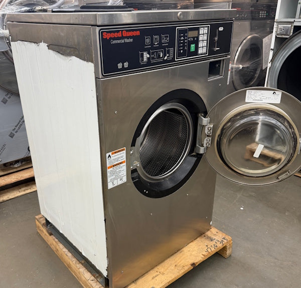 Speed Queen SC20 Front Load Washer 20Lb 208-240V 60Hz 3Ph Coin Op 2006[Used]
