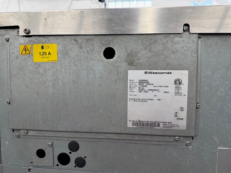 Wascomat EXSM665c Front Load Washer 65Lb 208-240V 60Hz 1Ph OPL 2007[Used]