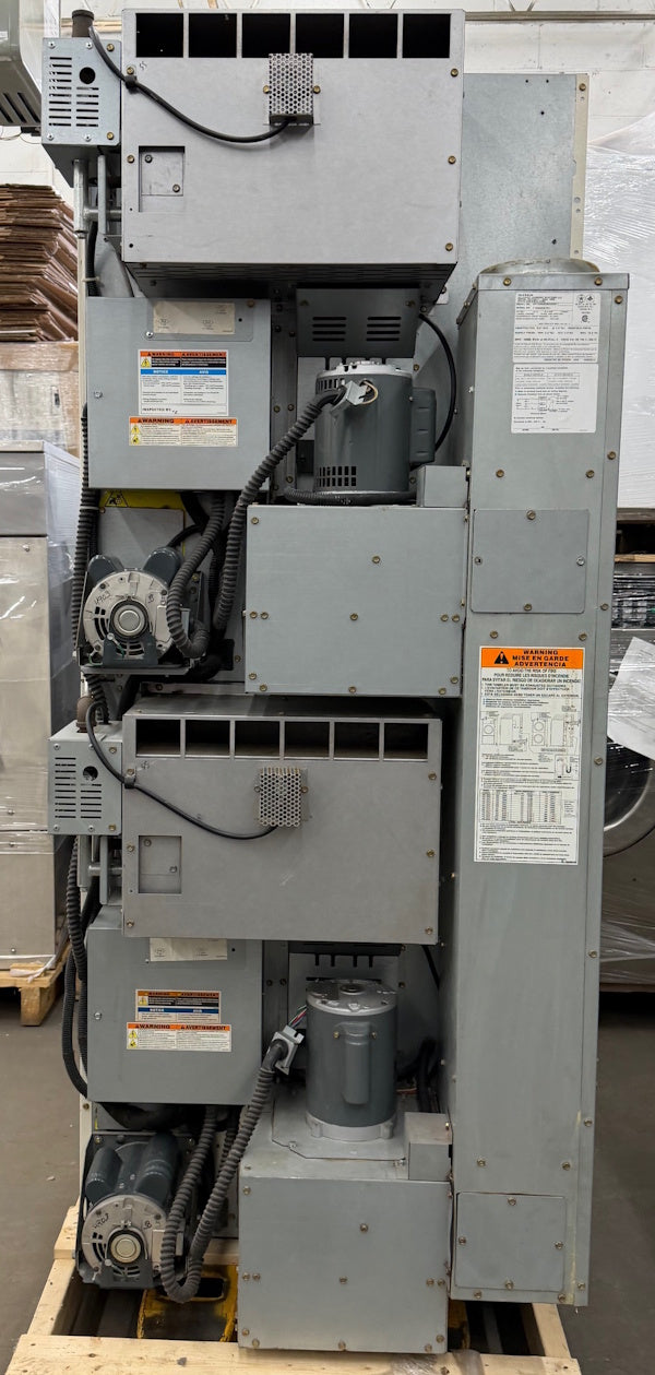 Huebsch 30Lb Stack Dryer HTT30N Gas 120V 60Hz White Coin Operated [Used]