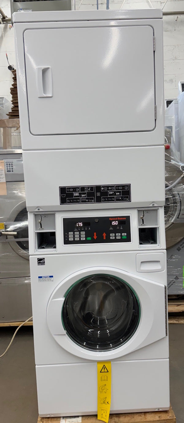 Speed Queen  STGNCASP116TW01 Combo Washer / Gas Dryer 120v Coin Op [Open Box]