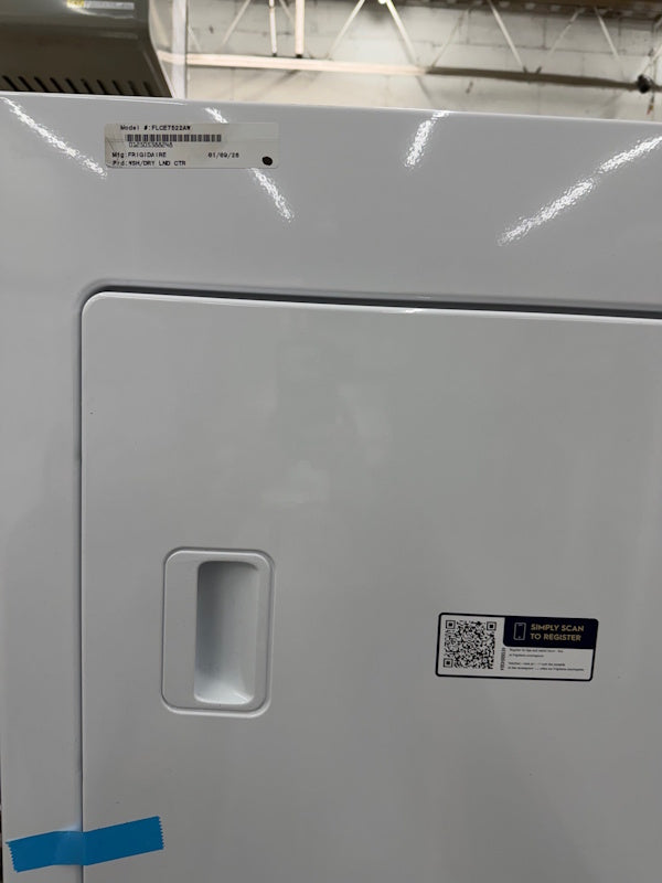 Frigidaire FLCE7522AW Washer / Electric Dryer Combo 3.9 cu ft/5.5cu ft [Open Box)