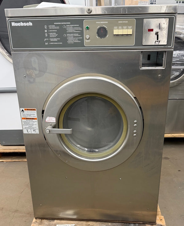 Huebsch HC30MD2 Front Load Washer 30Lb 208-240V 60Hz 3Ph Coin Op [Used]