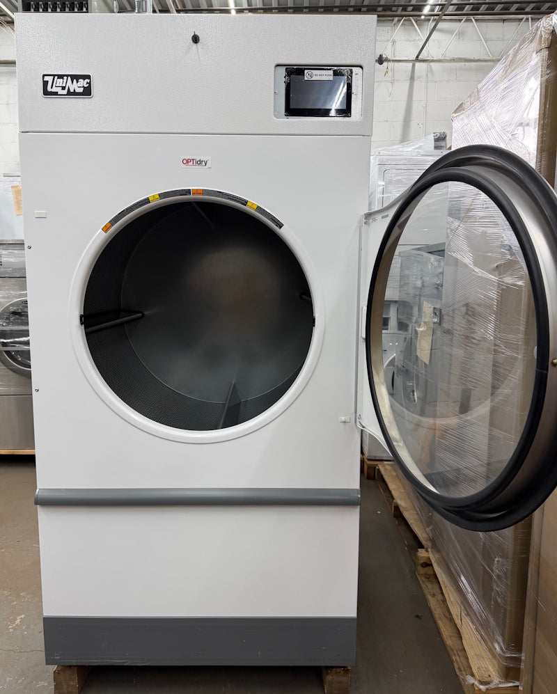 UniMac Gas Dryer UT075N OPTiDRY OPL 220v 60Hz 1/3 PH White 2022 [Used]