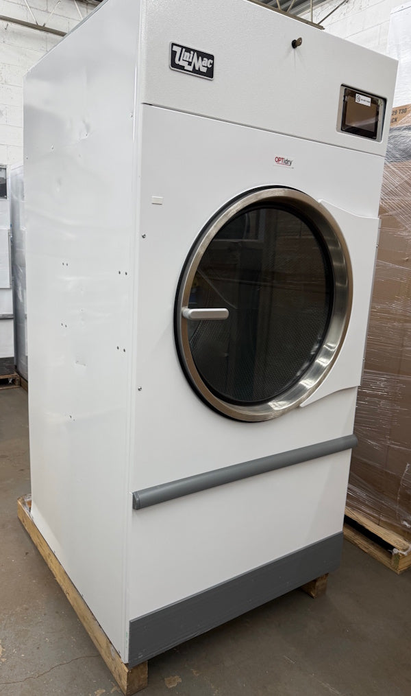 UniMac Gas Dryer UT075N OPTiDRY OPL 220v 60Hz 1/3 PH White 2022 [Used]