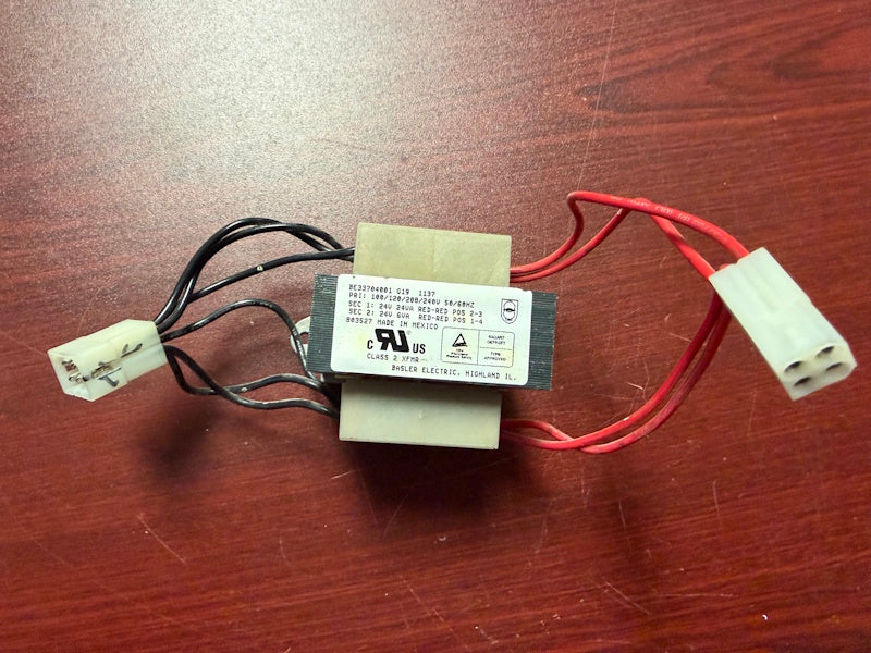 Washer/Dryer Transformer 100,120,208,240V 50/60Hz 24V 24VA BE33704001 [Used]
