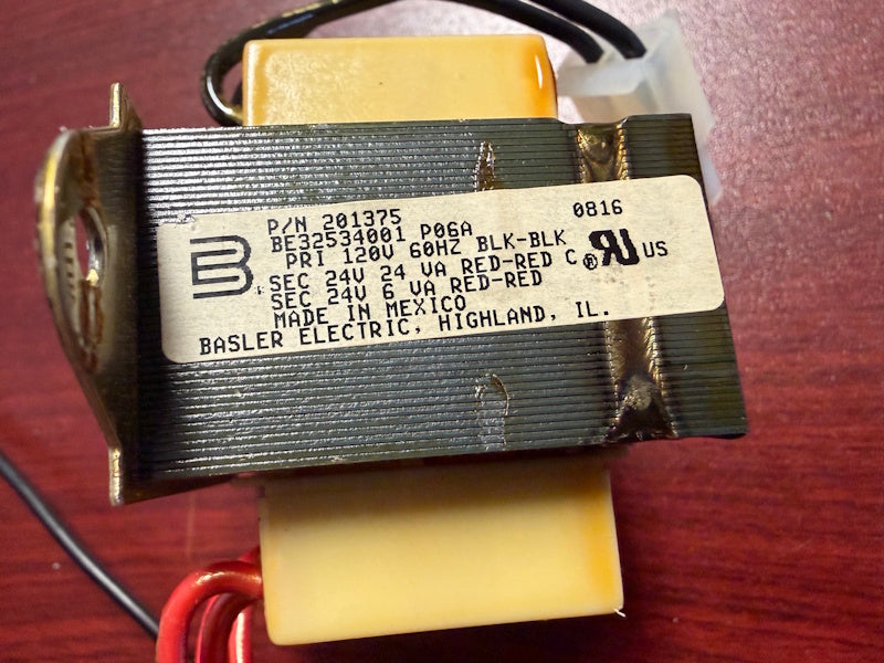 Washer/Dryer Transformer 120V 60Hz 24V-24VA 24V-6VA BE32534001 [Used]