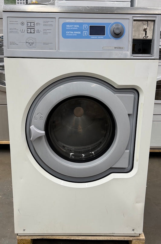 Wascomat W630 Front Load Washer 30Lb 120V 60Hz 1Ph OPL Hotel Coin Op 2010[Used]