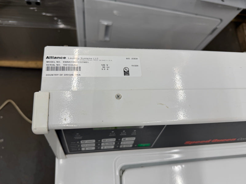 Speed Queen SWNNY2SP115TW01 Top Load Washer 3.17cu ft 120V CrdRe OPL 2019 [Used]