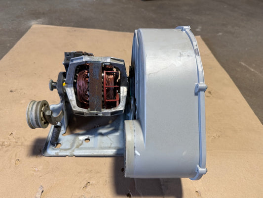 Speed Queen 511574 Dryer Motor 120V/60Hz,Pulley,Exhaust Fan,Idler Wheel Ass Used