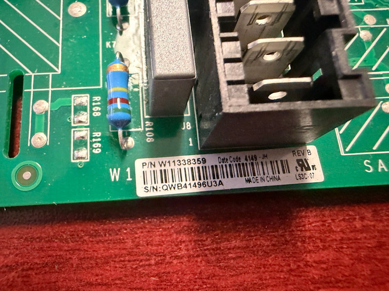 Genuine Whirlpool W11338359 Washer/Dryer Control Board [Open Box]