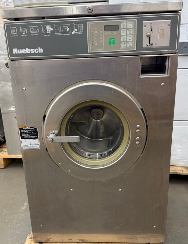 Huebsch HC20A Front Load Washer 20Lb 208-240V 60Hz 3Ph Coin Op 2007 [Used]
