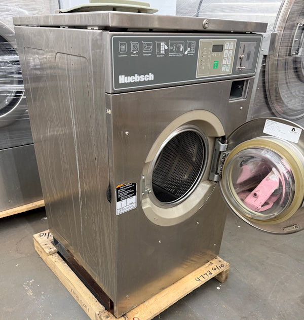 Huebsch HC20A Front Load Washer 20Lb 208-240V 60Hz 3Ph Coin Op 2007 [Used]
