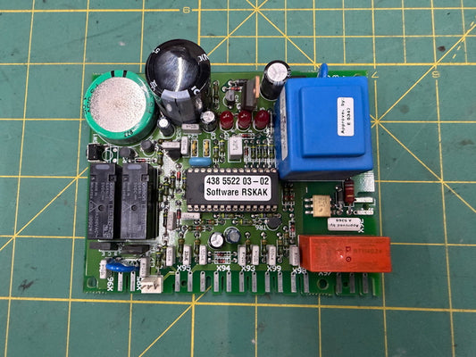Wascomat Parts 438552203-02 Door Lock Circuit Board 220v SS controller M5539-07 [Used]