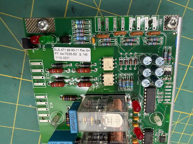 Wascomat 4718895-11 Clarus I/O #1 Electronic Circuit Board for EXSM230C [Used]