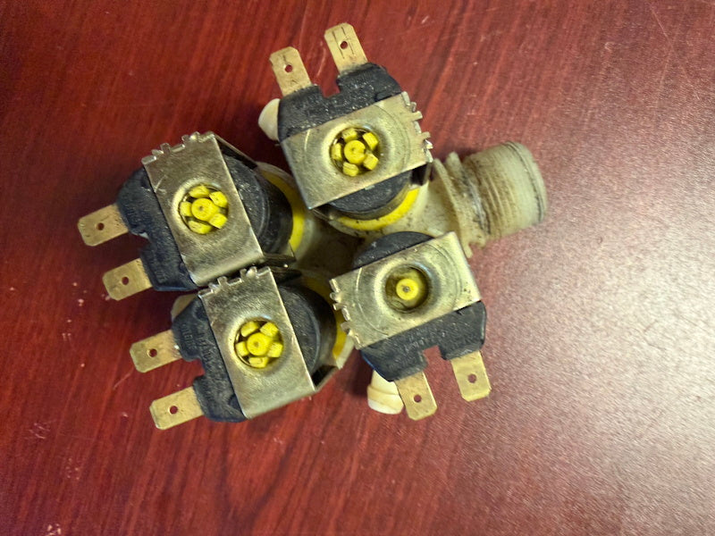 Inlet Valve 4-Way 220V FOR GIRBAU WASHERS - 129411, G129411 [Used]