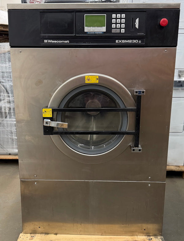 Wascomat EXSM230c Front Load Washer 65Lb 208-240V 60Hz 1Ph OPL 2004[Used]