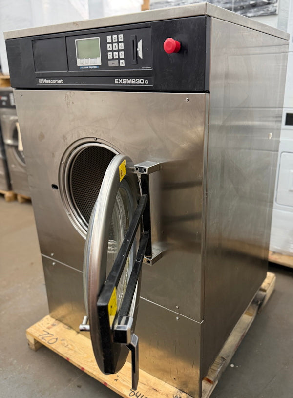 Wascomat EXSM230c Front Load Washer 65Lb 208-240V 60Hz 1Ph OPL 2004[Used]