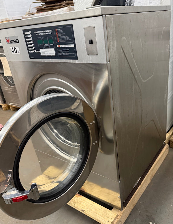 Ipso WE181C 40Lb Commercial Front Load Washer 240V 60Hz 3Ph OPL 1999 [Used]