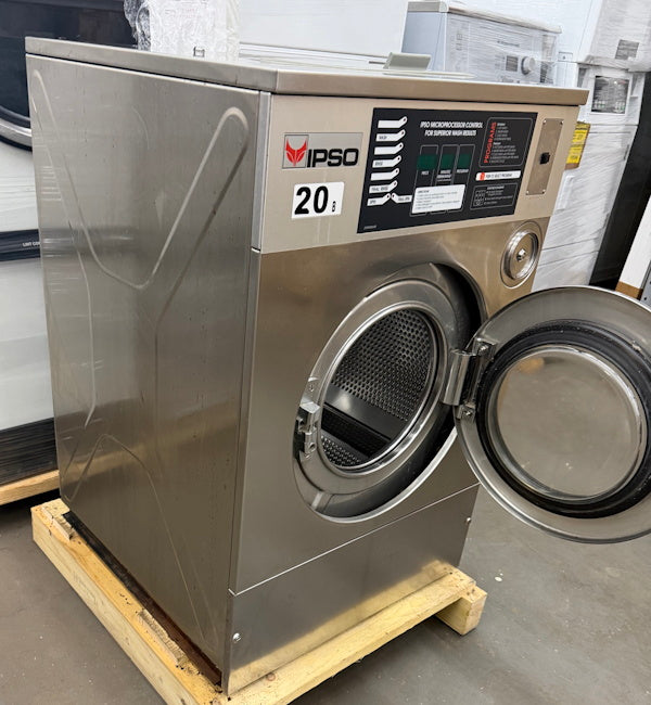 Ipso WE73 18Lb Commercial Front Load Washer 240V 60Hz 3Ph OPL CardRe [Used]