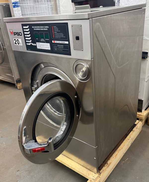 Ipso WE73 18Lb Commercial Front Load Washer 240V 60Hz 3Ph OPL CardRe [Used]