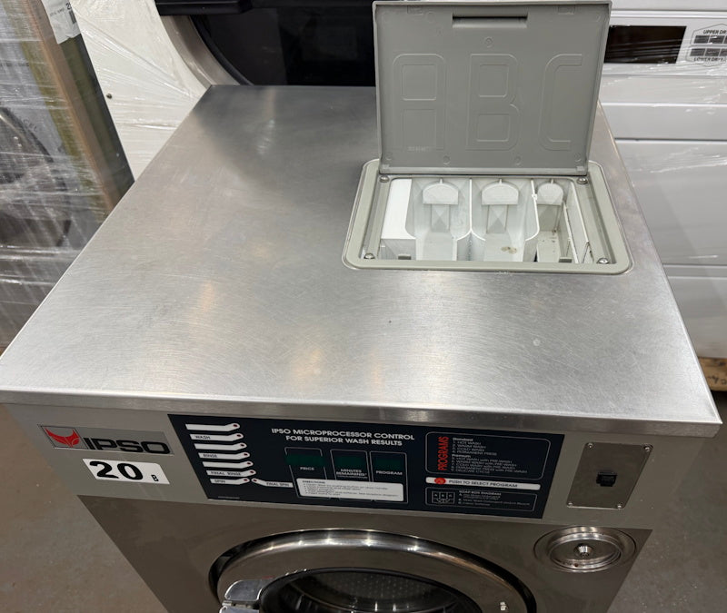 Ipso WE73 18Lb Commercial Front Load Washer 240V 60Hz 3Ph OPL CardRe [Used]