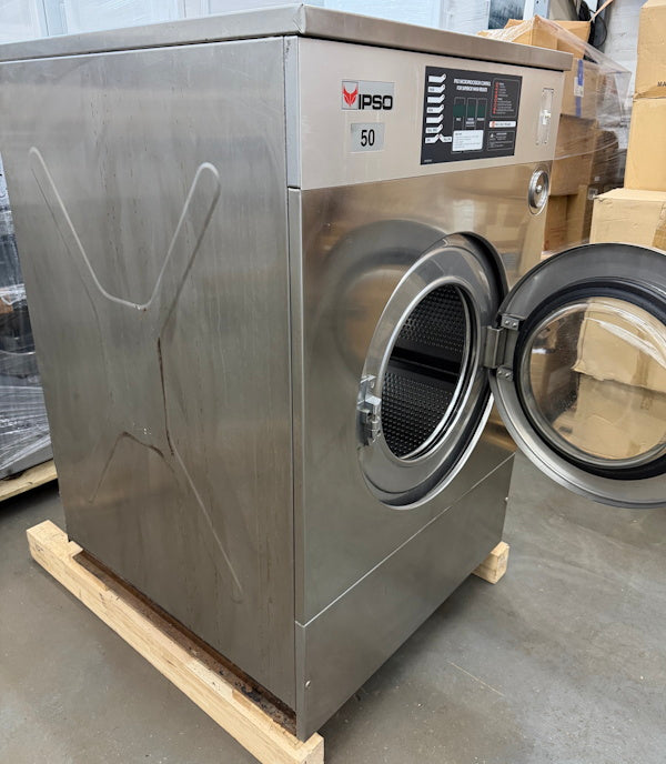 Ipso WE234 50Lb Commercial Front Load Washer 240V 60Hz 3Ph OPL CardRe [Used]