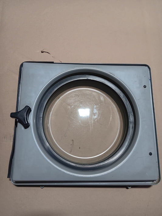 Washer Door, Glass, Handle  Assembly for Wascomat W125 W185 438025701 [Used]