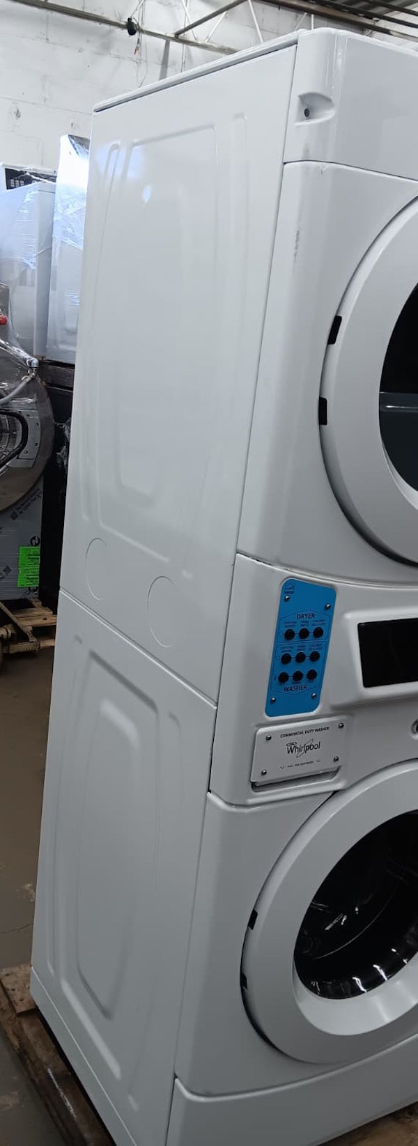 Whirlpool CET9100GQ white commercial combo washer / electric dryer OPL[Open Box]