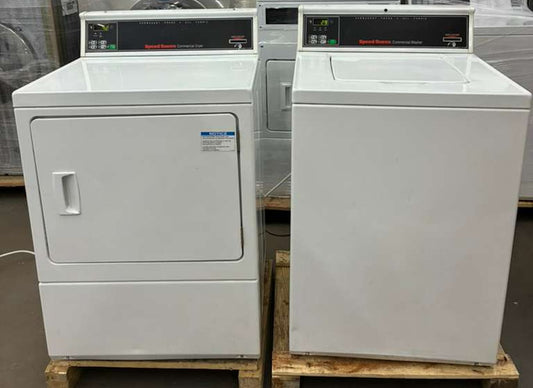 Speed Queen Top Load Washer & Gas Dryer 60Hz 120v CardRe OPL 2016 [Used]