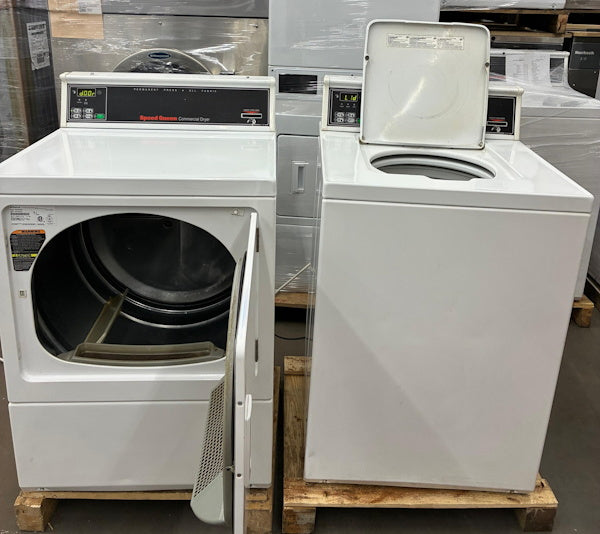 Speed Queen Top Load Washer & Gas Dryer 60Hz 120v CardRe OPL 2016 [Used]