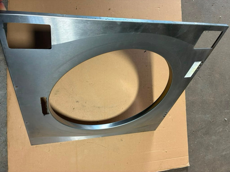 Wascomat TD30x30 Front Lower Panel stack dryer 487210016 Assembly SS [Used]