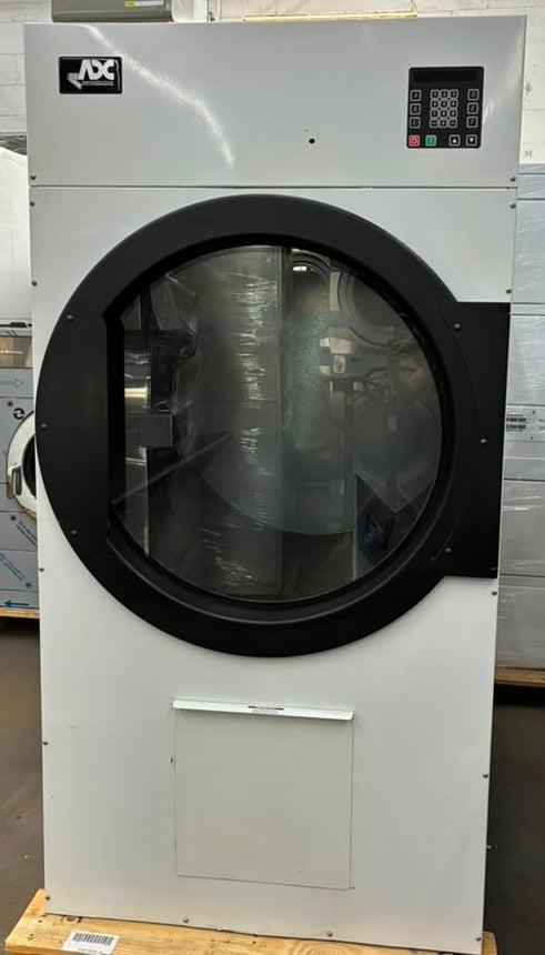 ADC 75lb ADG-758V Gas Dryer White 208v 60Hz 3PH OPL Hotel Dryer Clean [Used]