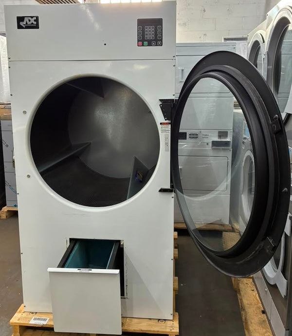 ADC 75lb ADG-758V Gas Dryer White 208v 60Hz 3PH OPL Hotel Dryer Clean [Used]