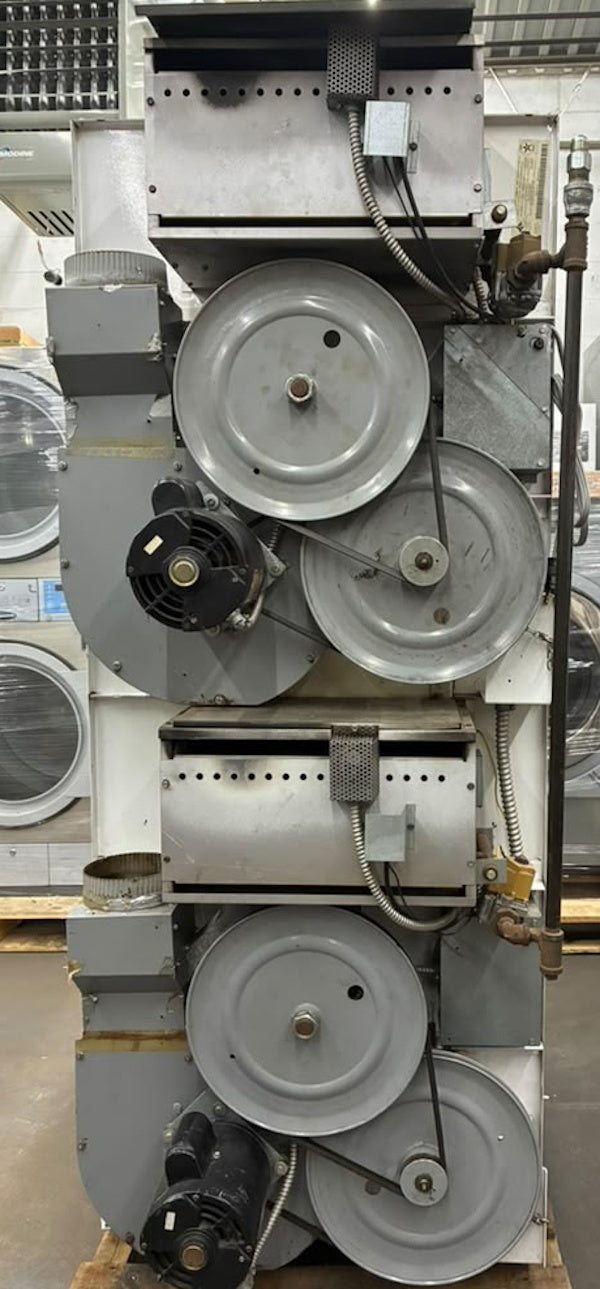 Dexter Commercial Stack Dryer 30Lb DL2X30CGQ 120V 60Hz 1Ph Coin Op Nat Gas[Used]