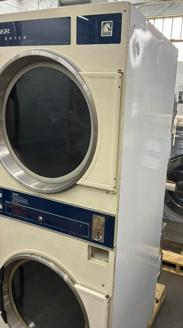 Dexter Stack Gas Dryer 30Lb DL2X30QA 120V 60Hz 1Ph Coin Op Nat Gas[Used]