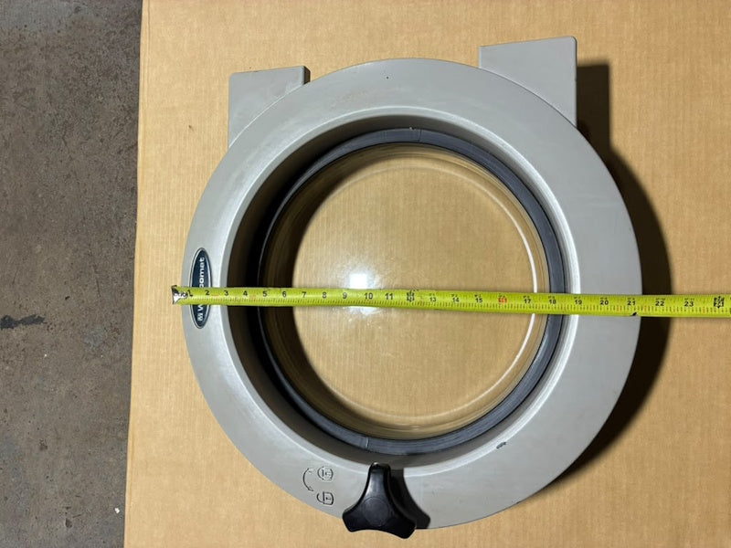 Wascomat Door + Glass ASSY w/Hinge & Knob for Washer FL W640 4321827-01[Used]