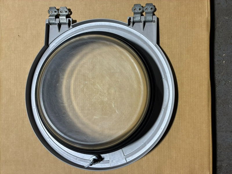 Wascomat Door + Glass ASSY w/Hinge & Knob for Washer FL W640 4321827-01[Used]