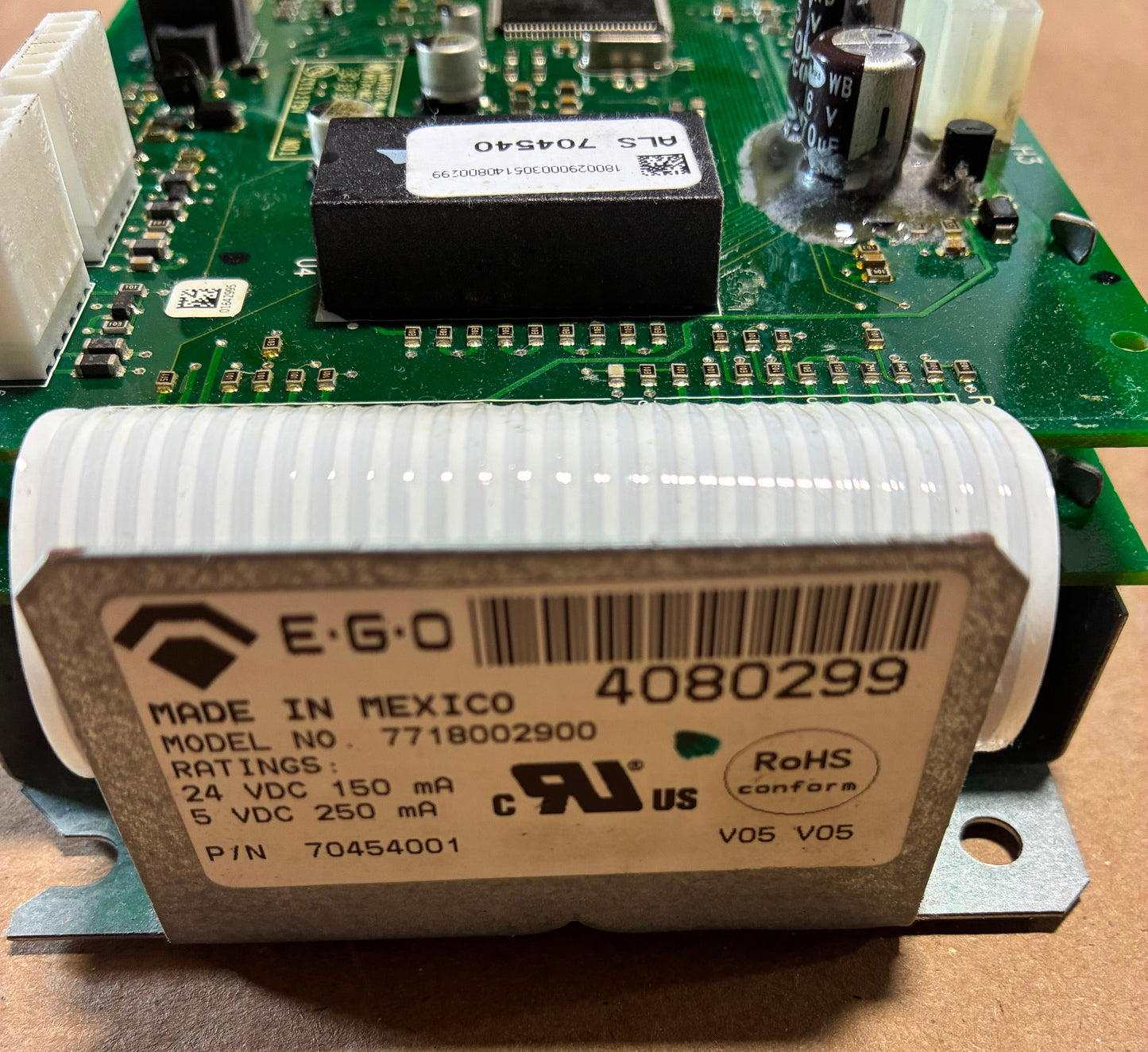 Unimac Gas Dryer Control Board 70454001 24V 5V OPL Unilinc [Used]