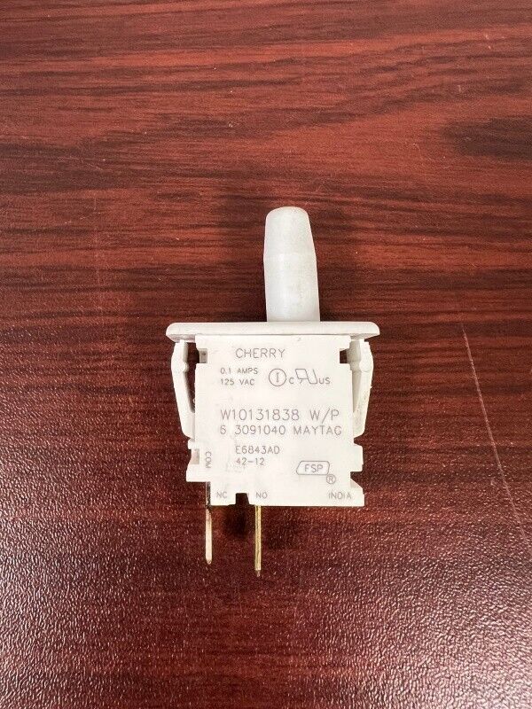W10131838 Whirlpool Kenmore Maytag Switch Door 125 VAC 0.1 Amps  [Open Box]